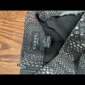 Guess corset snakeskin top